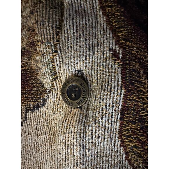 Yorkshire Terriers Yorkie Tapestry Sweater Jacket Vintage Street Weavers-Small - Picture 6 of 8